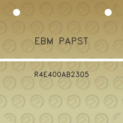 ebm-papst-r4e400ab2305