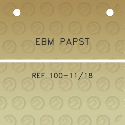 ebm-papst-ref-100-1118