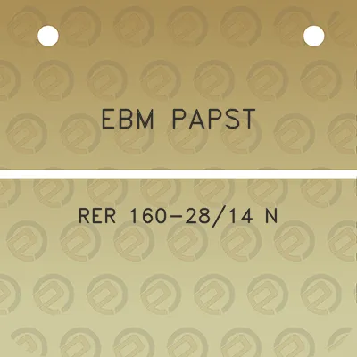 ebm-papst-rer-160-2814-n