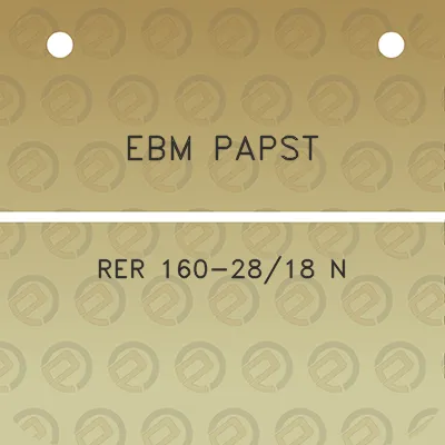 ebm-papst-rer-160-2818-n