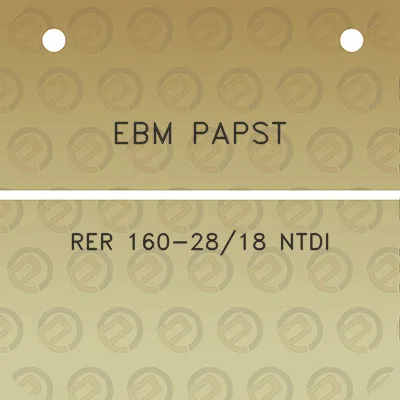 ebm-papst-rer-160-2818-ntdi