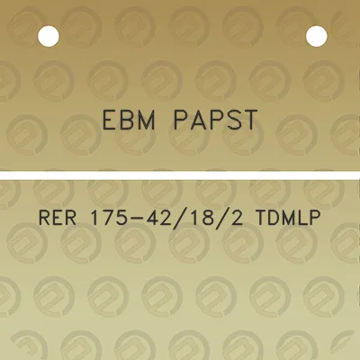 ebm-papst-rer-175-42182-tdmlp