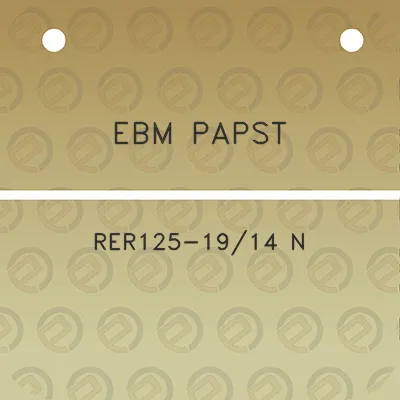 ebm-papst-rer125-1914-n