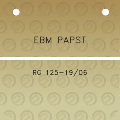 ebm-papst-rg-125-1906