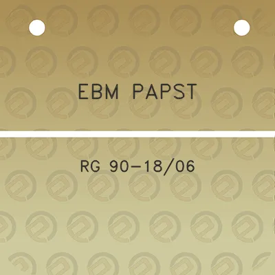 ebm-papst-rg-90-1806