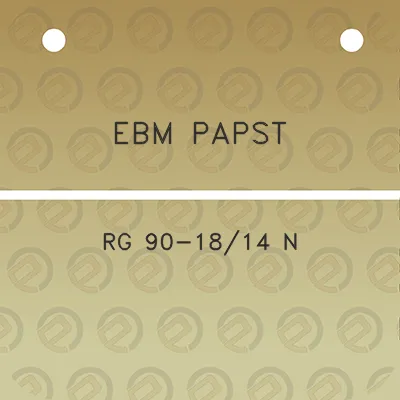 ebm-papst-rg-90-1814-n