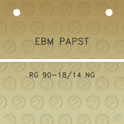 ebm-papst-rg-90-1814-ng