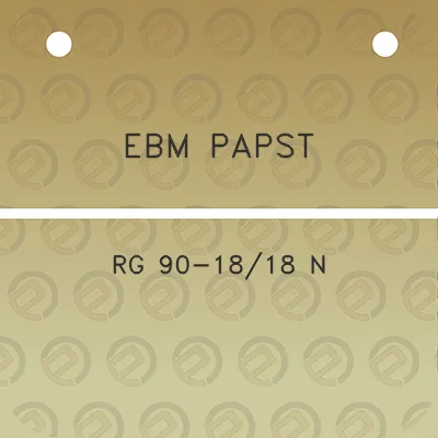 ebm-papst-rg-90-1818-n