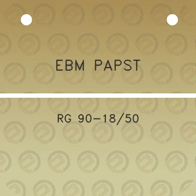 ebm-papst-rg-90-1850