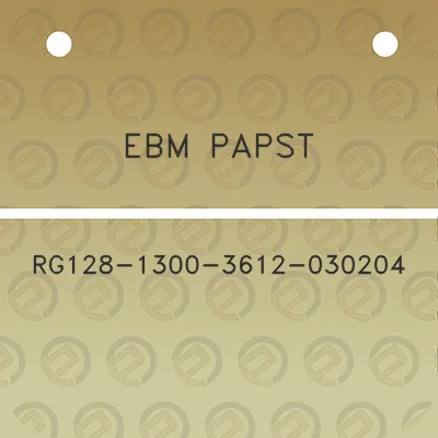 ebm-papst-rg128-1300-3612-030204