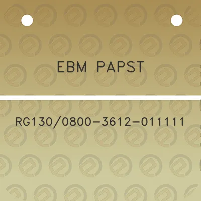 ebm-papst-rg1300800-3612-011111