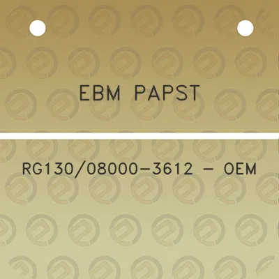 ebm-papst-rg13008000-3612-oem