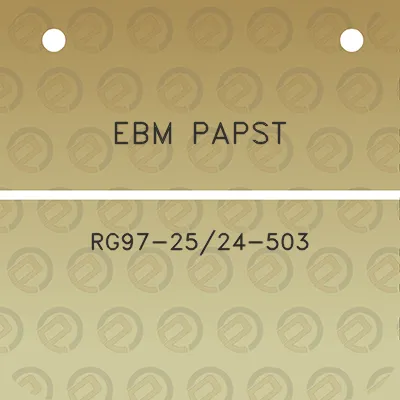 ebm-papst-rg97-2524-503