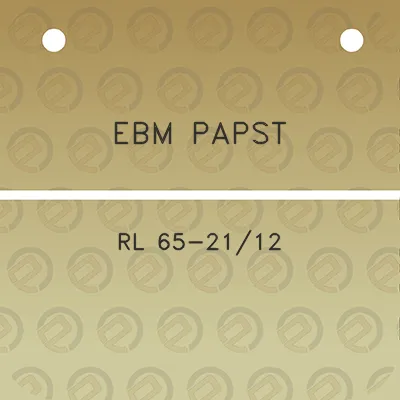 ebm-papst-rl-65-2112