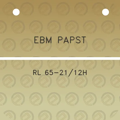 ebm-papst-rl-65-2112h