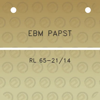 ebm-papst-rl-65-2114