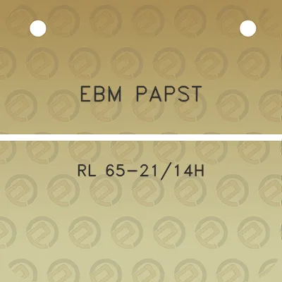 ebm-papst-rl-65-2114h