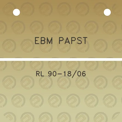 ebm-papst-rl-90-1806