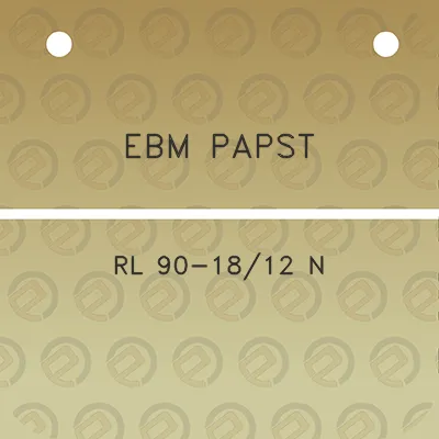 ebm-papst-rl-90-1812-n