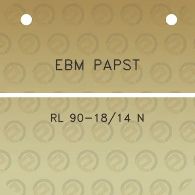 ebm-papst-rl-90-1814-n