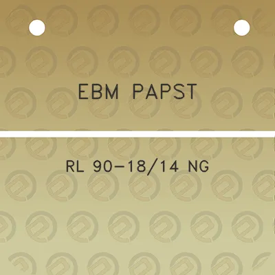 ebm-papst-rl-90-1814-ng