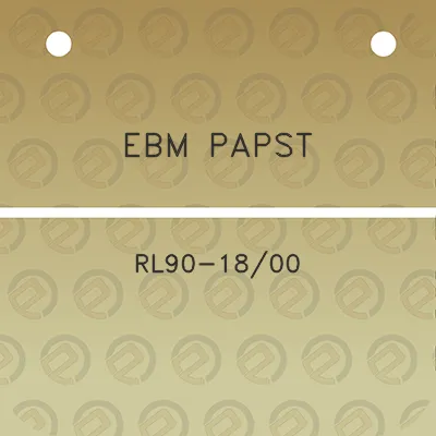 ebm-papst-rl90-1800