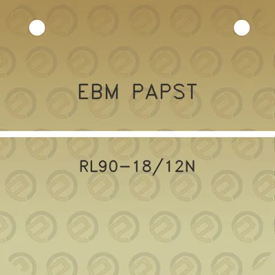 ebm-papst-rl90-1812n