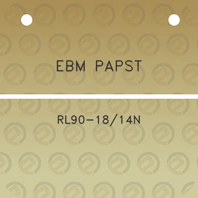 ebm-papst-rl90-1814n