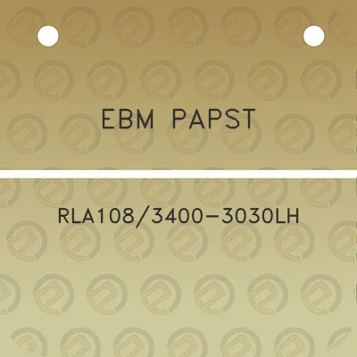 ebm-papst-rla1083400-3030lh