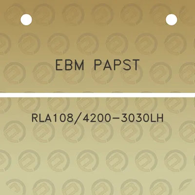 ebm-papst-rla1084200-3030lh