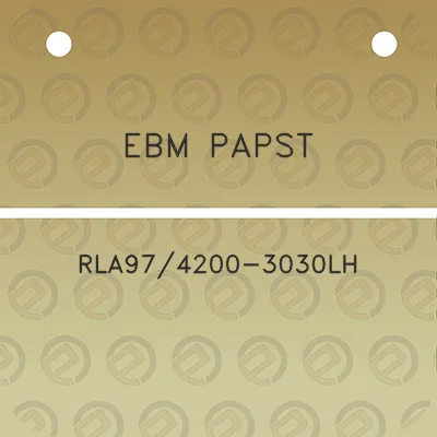 ebm-papst-rla974200-3030lh