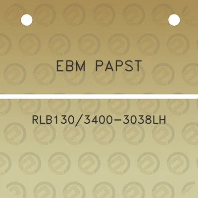 ebm-papst-rlb1303400-3038lh