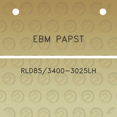 ebm-papst-rld853400-3025lh