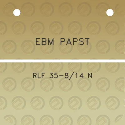 ebm-papst-rlf-35-814-n