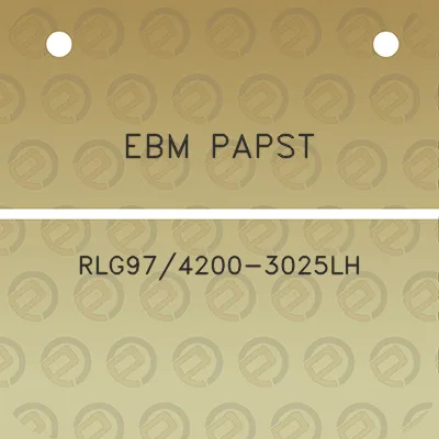 ebm-papst-rlg974200-3025lh