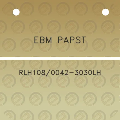 ebm-papst-rlh1080042-3030lh