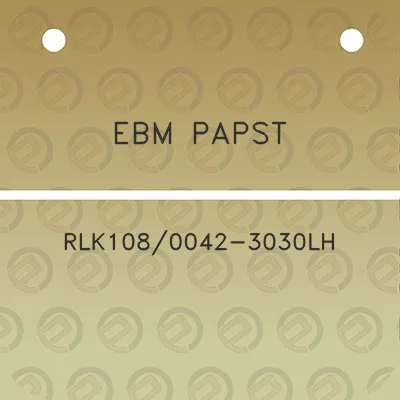 ebm-papst-rlk1080042-3030lh