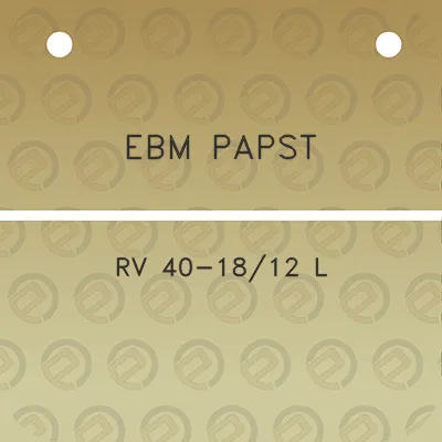 ebm-papst-rv-40-1812-l