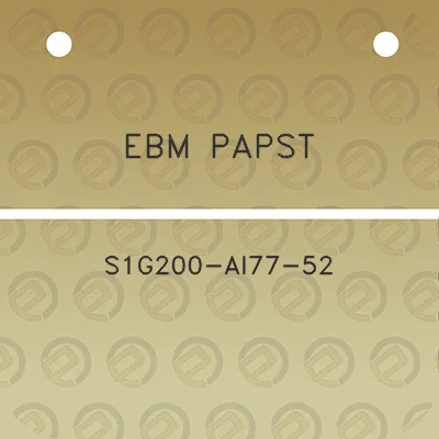 ebm-papst-s1g200-ai77-52