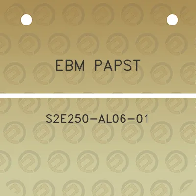 ebm-papst-s2e250-al06-01