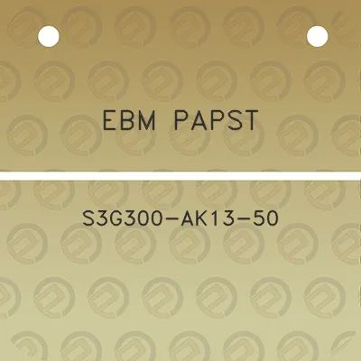 ebm-papst-s3g300-ak13-50