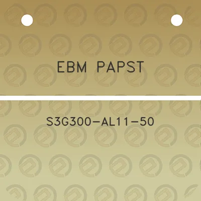 ebm-papst-s3g300-al11-50