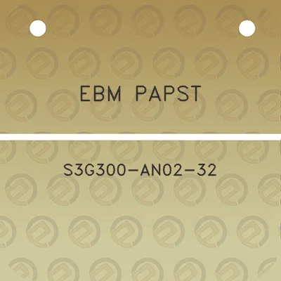 ebm-papst-s3g300-an02-32