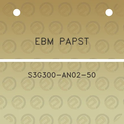 ebm-papst-s3g300-an02-50