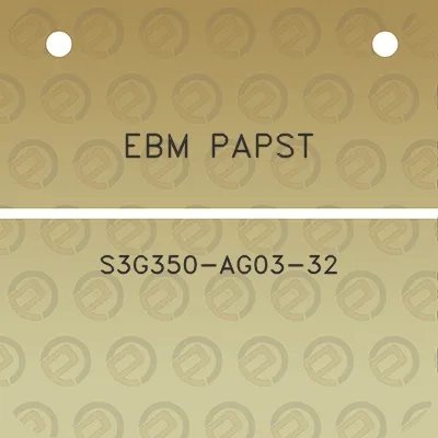 ebm-papst-s3g350-ag03-32