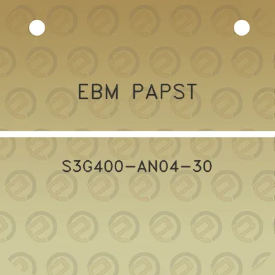 ebm-papst-s3g400-an04-30