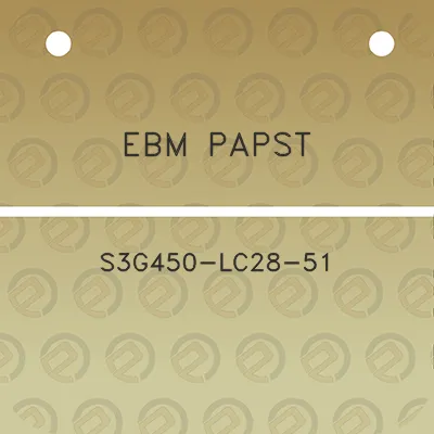 ebm-papst-s3g450-lc28-51