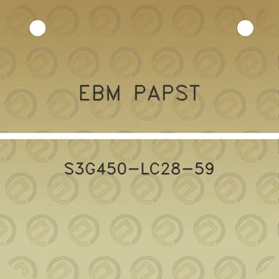 ebm-papst-s3g450-lc28-59