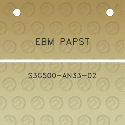 ebm-papst-s3g500-an33-02