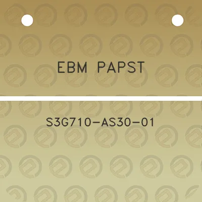 ebm-papst-s3g710-as30-01